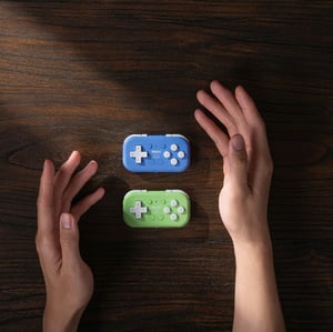 8Bitdo Micro Zielony USB Gamepad Android, Nintendo Switch, PC, iOS
