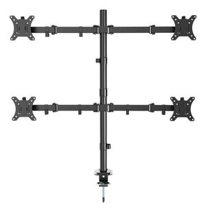 Gembird MA-D4-01 Monitorhalterung/-ständer 81,3 cm (32") Schreibtisch Schwarz