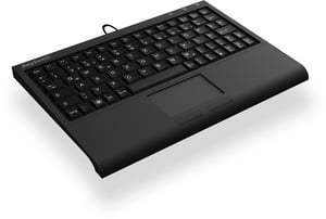 KeySonic ACK-3410 (DE) kontors tangentbord USB QWERTZ tyska svart