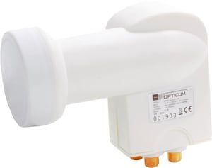 Opticum Robust Quad 10,7–12,75 GHz Vit