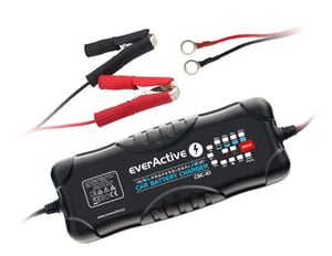 Everactive CBC-10 pojazd ładowarki 12-24 V Czarny