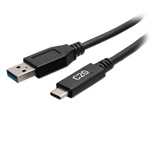 C2G C2G28874 kabel USB USB 3.2 Gen 1 (3.1 Gen 1) 0,15 m USB C USB B Czarny