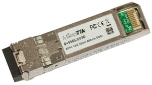Mikrotik S+85DLC03D Netzwerk-Relaismodul, Glasfaser 10.000 Mbit/s, SFP+, 850 nm