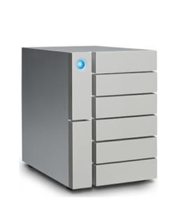 LaCie 6big Thunderbolt 3 60 TB diskarray för skrivbord, silver