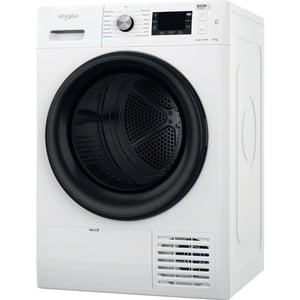 Whirlpool FFT M22 9X2B PL Wäschetrockner, freistehend, Frontlader, 9 kg, Schwarz, Weiß