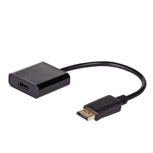 Akyga AK-AD-11 0.15 m HDMI Type A (Standard) to DisplayPort Cable Adapter, Black