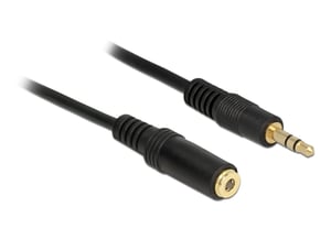 DeLOCK 83766 kabel audio 2 m 3.5mm Czarny
