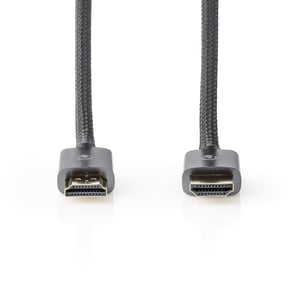 Nedis CVTB34000GY100 kabel HDMI 10 m HDMI Typu A (Standard) Szary