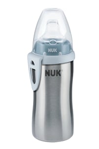 NUK 10255353 215 ml Baby Bottle, Blue, Stainless Steel