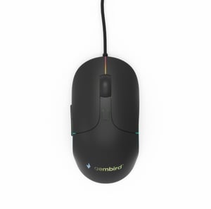 Gembird MUS-UL-02 Gaming-Maus, beidhändig, USB Typ A, 2400 DPI