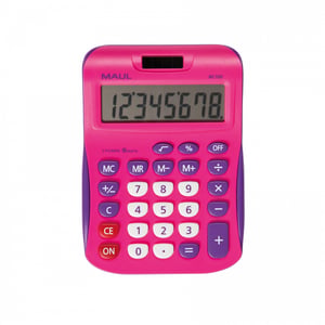 MAUL MJ 550 fickkalkylator Kalkylatorns display Rosa