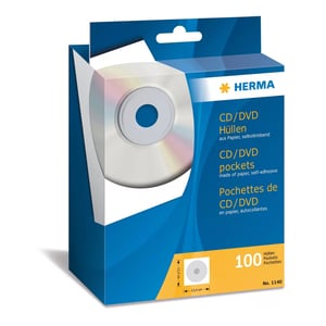HERMA 1140 CD-Hüllen, Ein-CD-Taschenhüllen