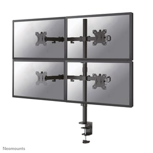 Neomounts FPMA-D550D4BLACK Halterung/Ständer für 81,3 cm (32") Monitore, Schreibtisch, schwarz