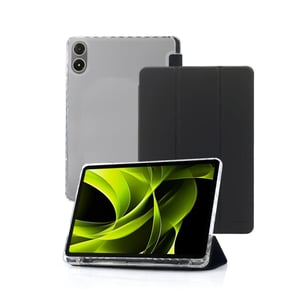 Mobile Origin MO-TRA-PADPRO etui na tablet 30,7 cm (12.1") Etui z klapką Czarny, Przezroczysty