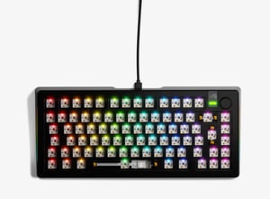 Glorious Gaming GMMK 3 PRO Barebones klawiatura Dom USB Nie Czarny