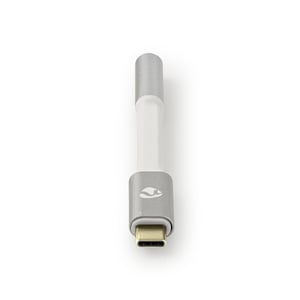 Nedis CCTB65950AL008 0.08 m 3.5 mm USB Audio Cable, Aluminum