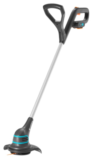 Gardena 9822-20 Brush Cutter/Trimmer, 15 W, Battery-Powered, Black, Silver