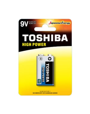 Toshiba 6LR61GCP BP-1 Batterie für den Hausgebrauch Einweg-9-V-Alkalibatterie