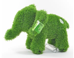 AniPlants 53268 Garden Sculpture Animal Figurine for the Garden Green 1 pc.