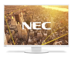 NEC MultiSync EA245WMi-2 Computer Monitor, 61 cm (24"), 1920 x 1200 px WUXGA LCD, White