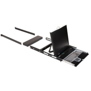 Black Box ServTray konsola rackowa 48,3 cm (19") 1280 x 1024 px Czarny 1U