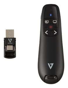 V7 WP500C trådlös fjärrkontroll, infraröd, svart