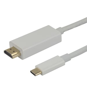 Deltaco USBC-HDMI-1010A adapter kablowy 1 m USB Type-C Biały