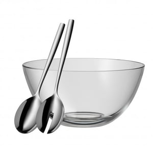 WMF Taverno Salatschüssel, rund, Glas, transparent, 1 Stück