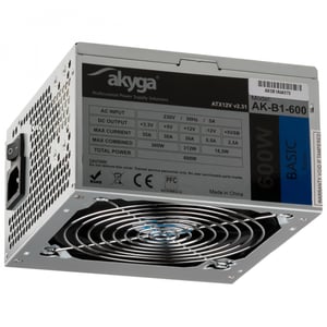 Akyga AK-B1-600 moduł zasilaczy 600 W 20+4 pin ATX ATX Szary