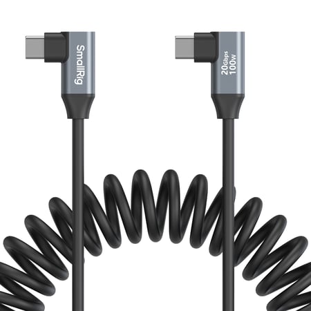 SmallRig 4793 kabel USB USB 3.2 Gen 1 (3.1 Gen 1) USB C 20 Gbit/s 100 W Czarny, Szary