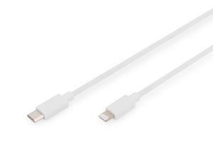 Digitus USB-C-zu-Lightning-Kabel für Datenübertragung/Aufladen, MFI-zertifiziert, 1 m