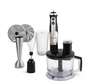 Esperanza EKM004 mixer 0,6 l Stavmixer 800 W Svart, Silver, Transparent