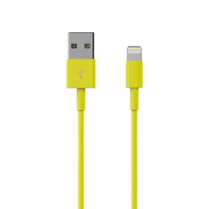 Sinox SOE02801 kabel Lightning 1 m Żółty