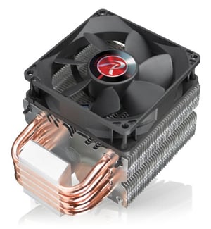 RAIJINTEK Aidos Procesor Chlodnica/wentylator 9,2 cm Czarny, Miedziany, Metaliczny