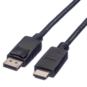 ROLINE 11.04.5781 Kabeladapter 2 m DisplayPort Schwarz