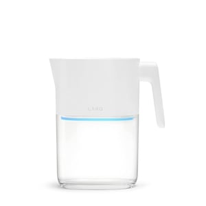 LARQ PureVis 1.9 L Water Filter Pitcher, Clear, White