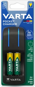 Varta Pocket Charger 2100 mAh battery charger Battery for home use AC power