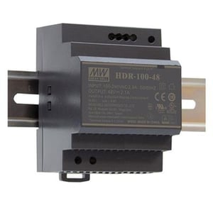 MEAN WELL HDR-100-48 power adapter/inverter, 100 W
