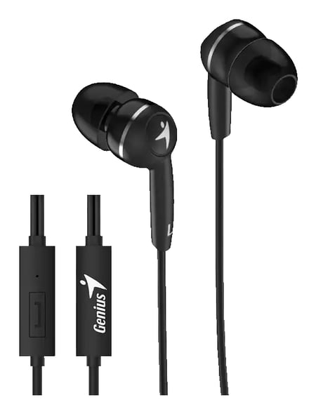 Genius HS-M320 Zestaw słuchawkowy Przewodowa Douszny Połączenia/muzyka Czarny