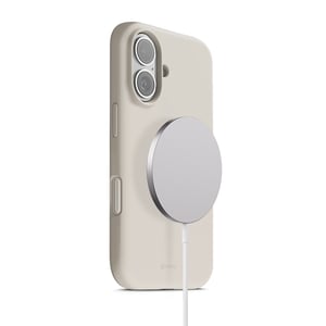 Crong Color Cover Magnetic - Etui MagSafe iPhone 17 (kamienny beż)