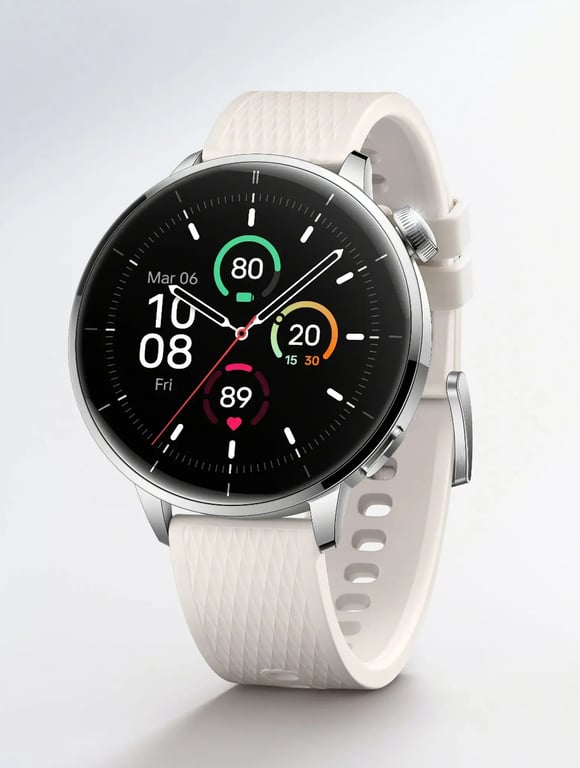 фото Смарт-годинник OnePlus Watch 3 Silver Steel 43mm