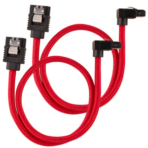 Corsair CC-8900280 kabel SATA 0,3 m Czarny, Czerwony