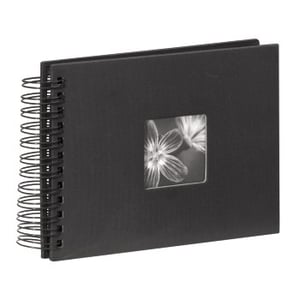 Hama Spiral Album "Fine Art," black, 17x22/50 photo album, black, 10 x 15, 13 x 18