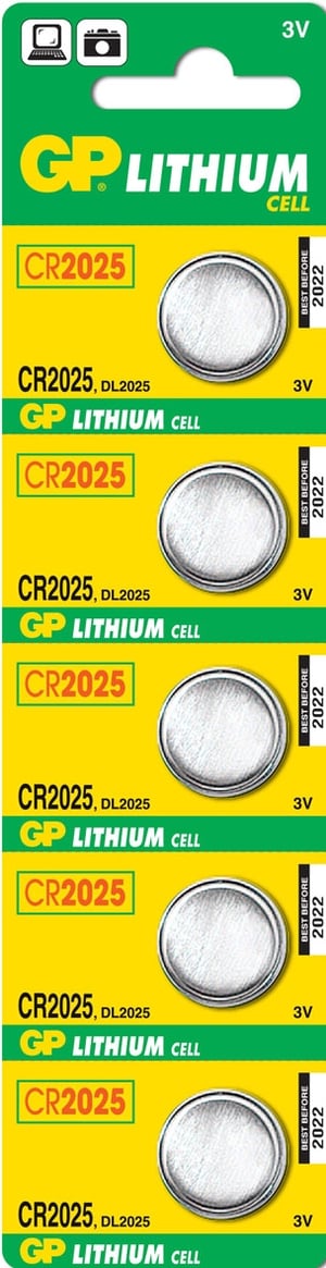 GP Batteries Lithium-Zelle CR2025 Einweg-Lithium-Batterie