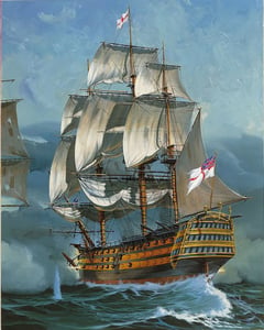 Revell H.M.S. Victory – Modell eines Kriegsschiffs, Bausatz im Maßstab 1:225