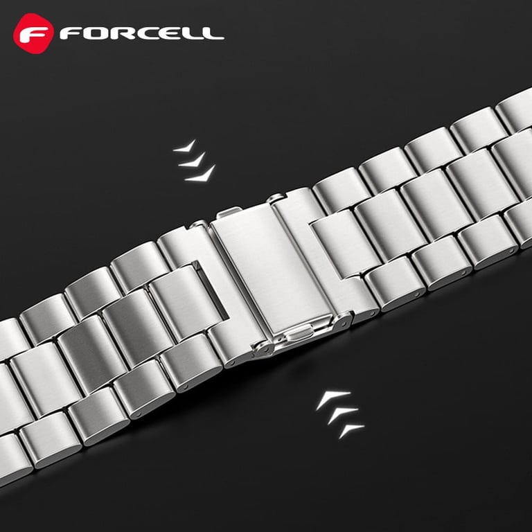 Forcell F-Design FA10 Pasek Srebrny Stal nierdzewna
