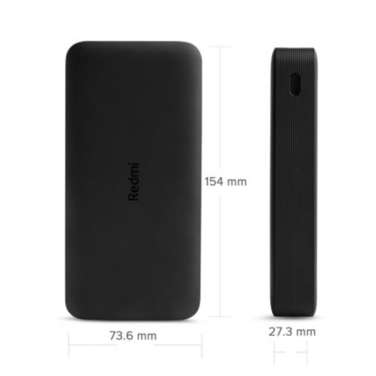 Фото Внешний аккумулятор (пауэрбанк) Xiaomi Redmi Power Bank 20000mAh Black (VXN4304GL)