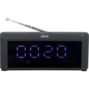 Akai ACRB-1000 radio Zegar Cyfrowy Czarny