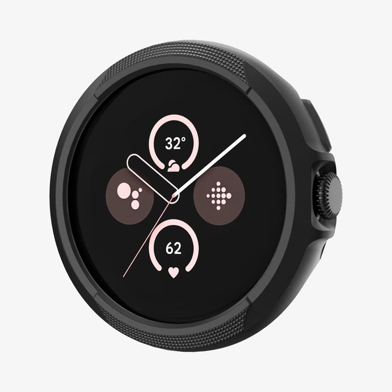 Spigen Pixel Watch 3 (45mm) Case Czarny Termoplastyczne elastomery poliuretanowe (TPU)