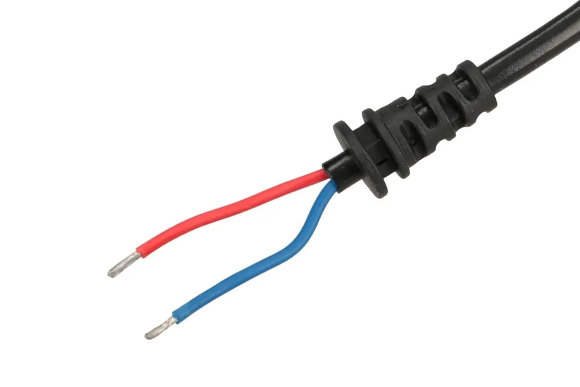 Extralink Kabel zasilający prosty DC JACK 5.5/2.1mm 1m